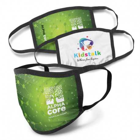 Face Masks - Full Colour 3-Ply Reusable Face Mask