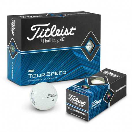 Printed Golf Balls - Titleist Tour Speed Golf Ball