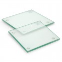 Coasters - Venice Glass Coaster Set of 2 Square - Full Colour