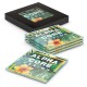 Coasters - Venice Glass Coaster Set of 4 Square - Full Colour