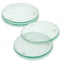 Coasters - Venice Glass Coaster Set of 4 Round - Full Colour