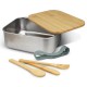 Homeware Products - Stainless Steel Lunch Box with Cutlery