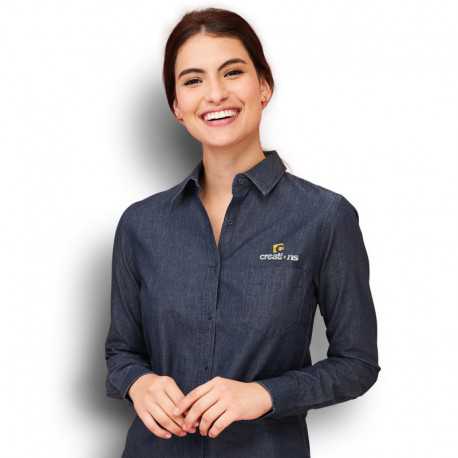 Ladies Corporate Shirts - SOLS Barry Womens Denim Shirt