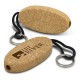 Metal Keyrings - Cork Floating Key Ring