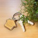 Metal Keyrings - Santo House Shaped Key Ring