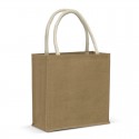 Jute Conference Bags - Monza Starch Jute Tote Bag