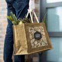 Jute Conference Bags - Torino Starch Jute Tote Bag