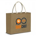 Jute Conference Bags - Modena Starch Jute Tote Bag