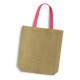 Jute Conference Bags - Thera Jute Tote Bag - Coloured Handles