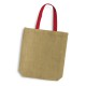 Jute Conference Bags - Thera Jute Tote Bag - Coloured Handles