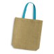 Jute Conference Bags - Thera Jute Tote Bag - Coloured Handles