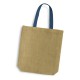 Jute Conference Bags - Thera Jute Tote Bag - Coloured Handles