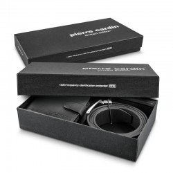 Pierre Cardin Leather Wallet Belt Gift Set