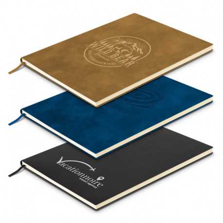 Promotional Journals & Noteboooks - Genoa Soft Cover Notebook - Large