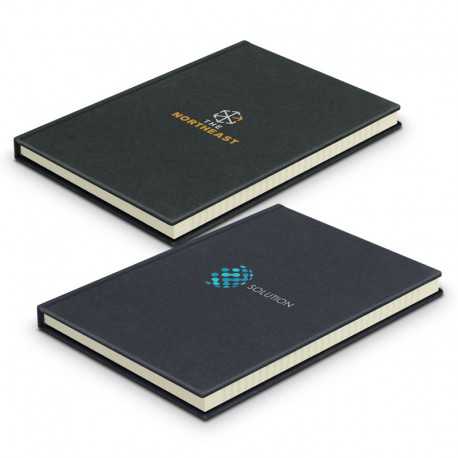 Promotional Journals & Noteboooks - Re-Cotton Hard Cover Notebook - A5