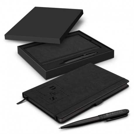 Promotional Journals & Noteboooks - Onyx Writing Set