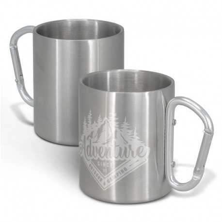 Reusable Coffee Cups - Metal - Carabiner Coffee Mug - 300ml