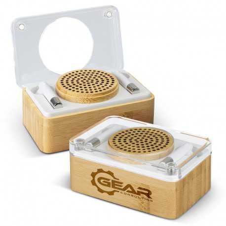 Auto Opening Umbrellas - Bamboo Wireless Speaker & Earbud Set