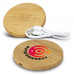 Phone & Tablet Chargers - Vita Bamboo Wireless Charger - Round