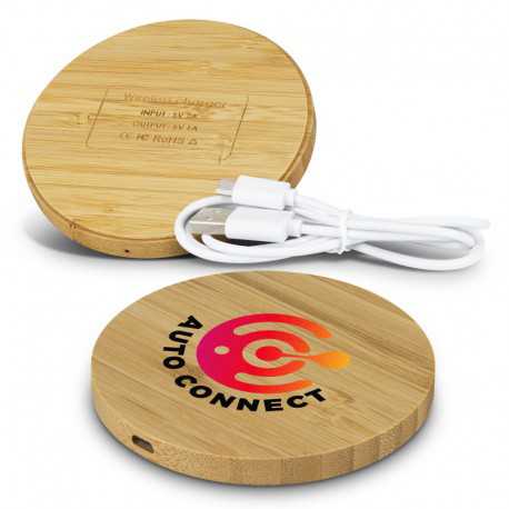 Phone & Tablet Chargers - Vita Bamboo Wireless Charger - Round