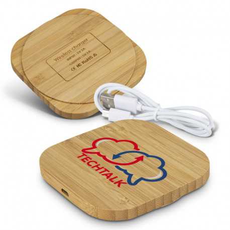 Phone & Tablet Chargers - Vita Bamboo Wireless Charger - Square
