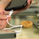 Phone & Tablet Chargers - Bamboo Charging Cable Key Ring - Round
