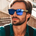 Wristbands - Ryder Mirror Lens Sunglasses - Bamboo