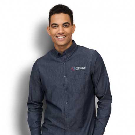 Sublimated teamwear - SOLS Barry Mens Denim Shirt