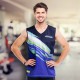 Sublimated teamwear - Custom Mens Performance Singlet
