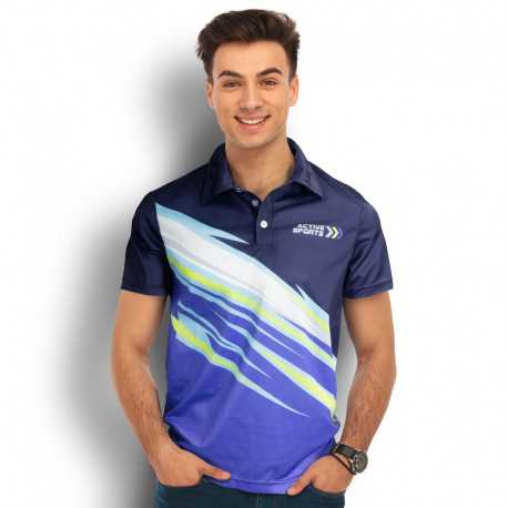 Sublimated teamwear - Custom Mens Sports Polo