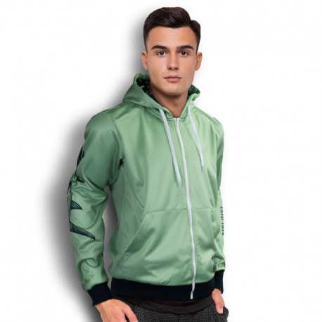 Sublimated teamwear - Custom Mens Sports Zipped Hoodie