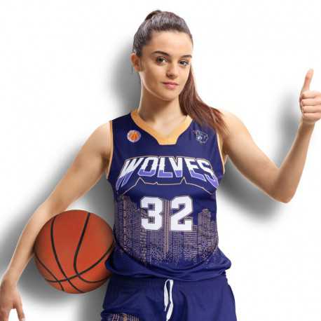 Sublimated teamwear - Custom Womens Basketball Top