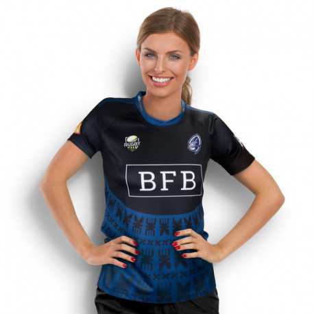 Sublimated teamwear - Custom Womens Performance Rugby T-Shirt