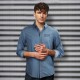 Men's Corporate Shirts - TRENDSWEAR Chester Mens Denim Shirt
