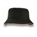 Wide Brim Hats - Sandwich Brim Bucket Hat