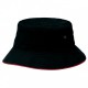 Wide Brim Hats - Sandwich Brim Bucket Hat
