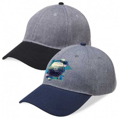 Caps - Curved Heather Cap