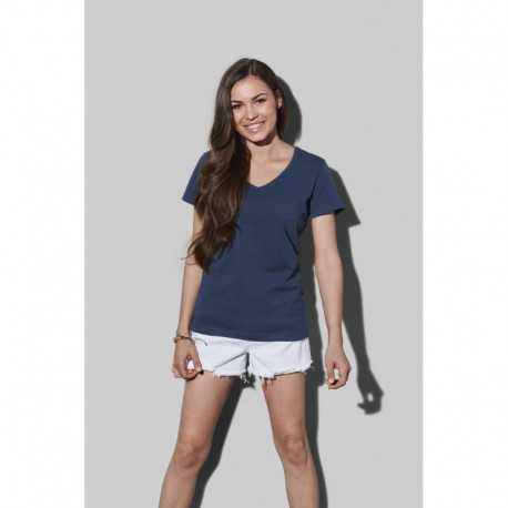 Ladies Promotional T Shirts - Stedman Womens Classic T-Shirt V-neck