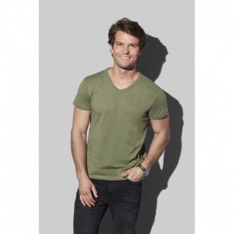 Men's Promotional T Shirts - Stedman Mens Ben V-neck T-Shirt