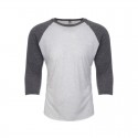 Men's Promotional T Shirts - Next Level Unisex Tri-Blend 3/4 Raglan T-Shirt