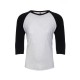 Men's Promotional T Shirts - Next Level Unisex Tri-Blend 3/4 Raglan T-Shirt