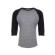 Men's Promotional T Shirts - Next Level Unisex Tri-Blend 3/4 Raglan T-Shirt