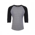 Men's Promotional T Shirts - Next Level Unisex Tri-Blend 3/4 Raglan T-Shirt