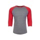 Men's Promotional T Shirts - Next Level Unisex Tri-Blend 3/4 Raglan T-Shirt