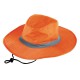 Wide Brim Hats - Hi Vis Reflector Safety Brim Hat
