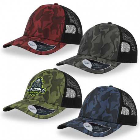 Atlantis Rapper Camo Trucker Cap