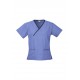 Hospitality - Ladies Contrast Crossover Scrubs Top