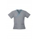 Hospitality - Ladies Contrast Crossover Scrubs Top