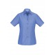 Ladies Corporate Shirts - Ladies Wrinkle Free Chambray Short Sleeve Shirt