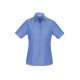 Ladies Wrinkle Free Chambray Short Sleeve Shirt